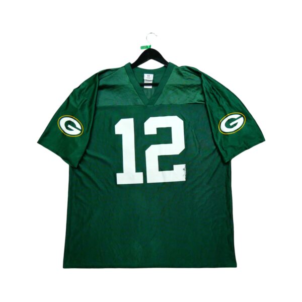 Maillot manches courtes homme vert NFL Team Apparel Equipe Green Bay Packers QWE0114