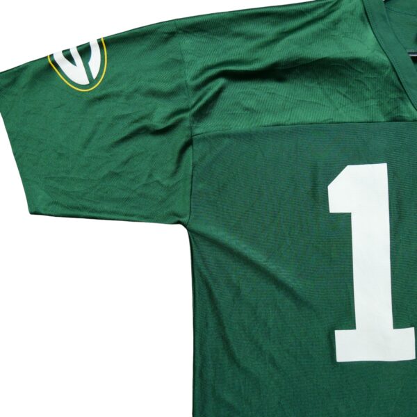 Maillot manches courtes homme vert NFL Team Apparel Equipe Green Bay Packers QWE0114