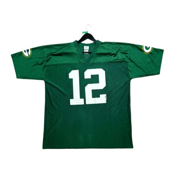 Maillot manches courtes homme vert NFL Team Apparel Equipe Green Bay Packers QWE0114