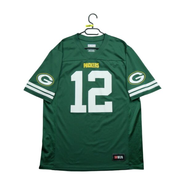 Maillot manches courtes homme vert NFL Team Apparel Equipe Green Bay Packers QWE1087