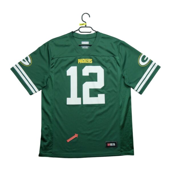 Maillot manches courtes homme vert NFL Team Apparel Equipe Green Bay Packers QWE1087