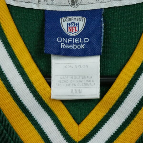 Maillot manches courtes homme vert Reebok Equipe Green Bay Packers QWE1080