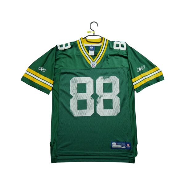 Maillot manches courtes homme vert Reebok Equipe Green Bay Packers QWE1080