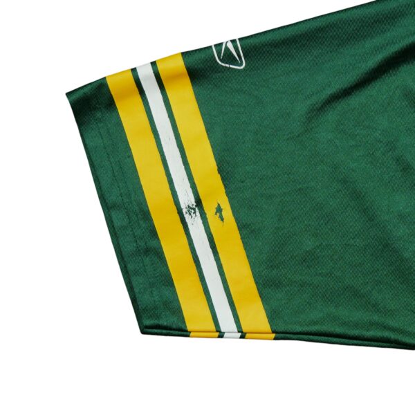 Maillot manches courtes homme vert Reebok Equipe Green Bay Packers QWE1080