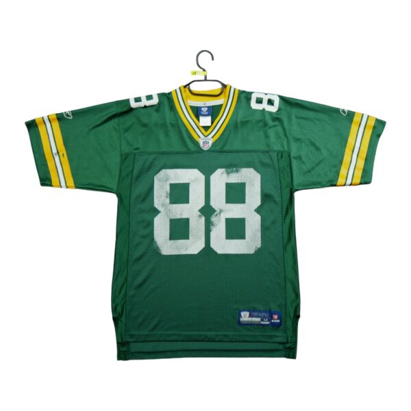 Maillot manches courtes homme vert Reebok Equipe Green Bay Packers QWE1080