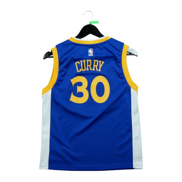 Maillot sans manches enfant bleu Adidas Equipe Warriors de Golden State QWE1173