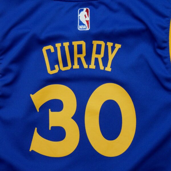 Maillot sans manches enfant bleu Adidas Equipe Warriors de Golden State QWE1173