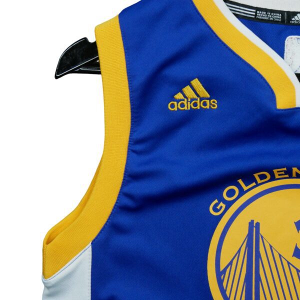 Maillot sans manches enfant bleu Adidas Equipe Warriors de Golden State QWE1173