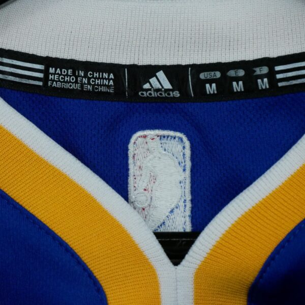 Maillot sans manches enfant bleu Adidas Equipe Warriors de Golden State QWE1173
