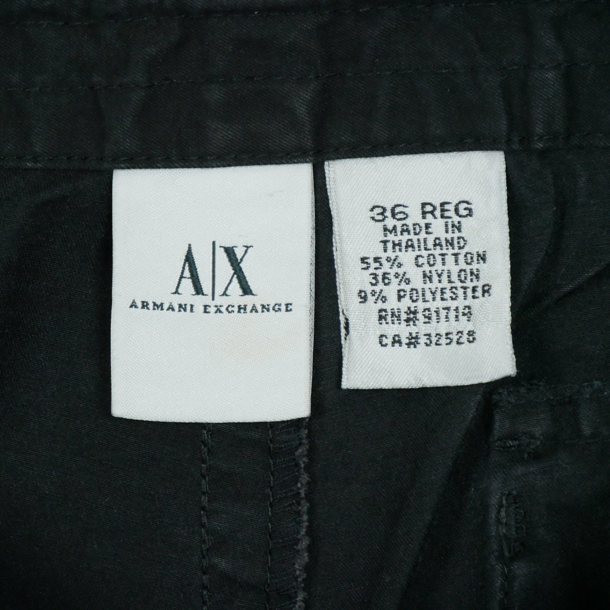 Seconde main Armani Exchange Pantalon Taille W36 L34 Homme Noir