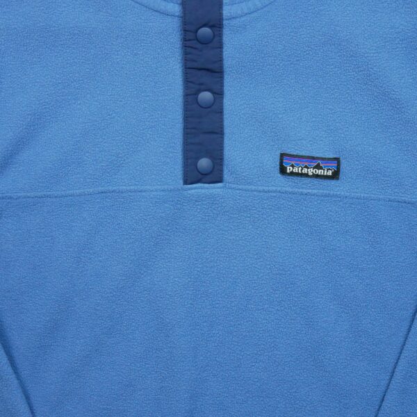 Pull polaires femme manches longues bleu Patagonia Col Montant QWE3311