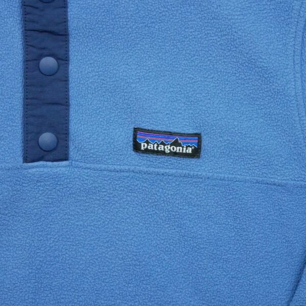 Pull polaires femme manches longues bleu Patagonia Col Montant QWE3311