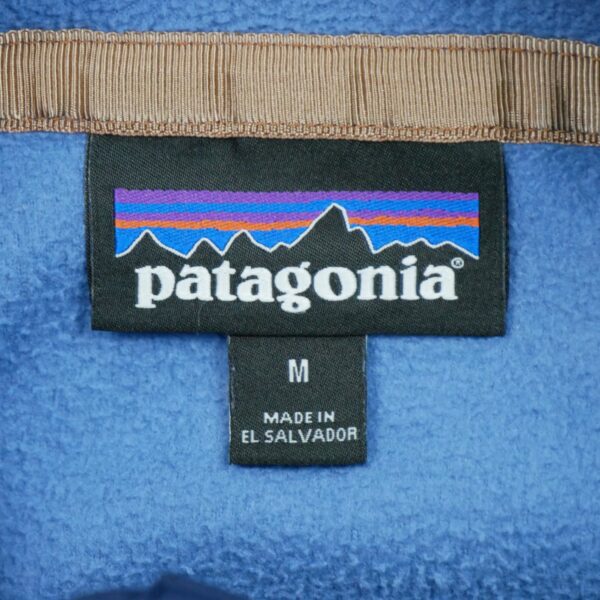 Pull polaires femme manches longues bleu Patagonia Col Montant QWE3311