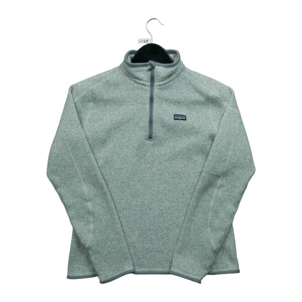 Pull polaires femme manches longues gris Patagonia Motif chine Col Montant QWE3549
