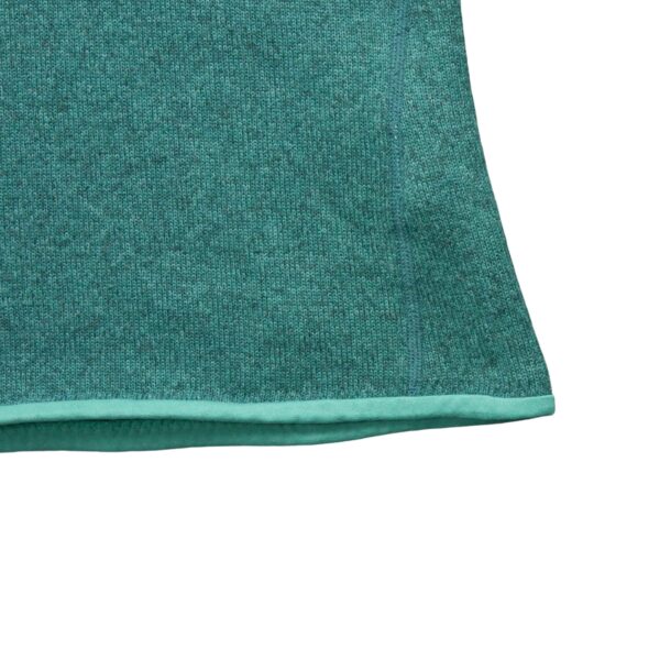 Pull polaires femme manches longues turquoise Patagonia Motif chine Col Montant QWE3800