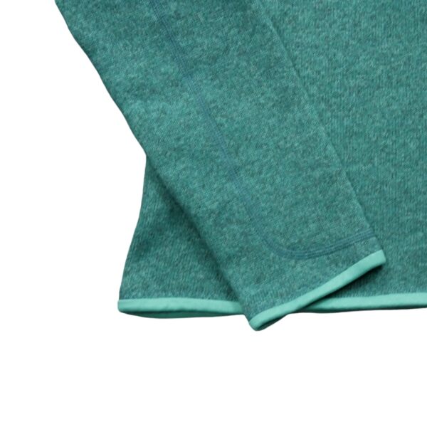 Pull polaires femme manches longues turquoise Patagonia Motif chine Col Montant QWE3800
