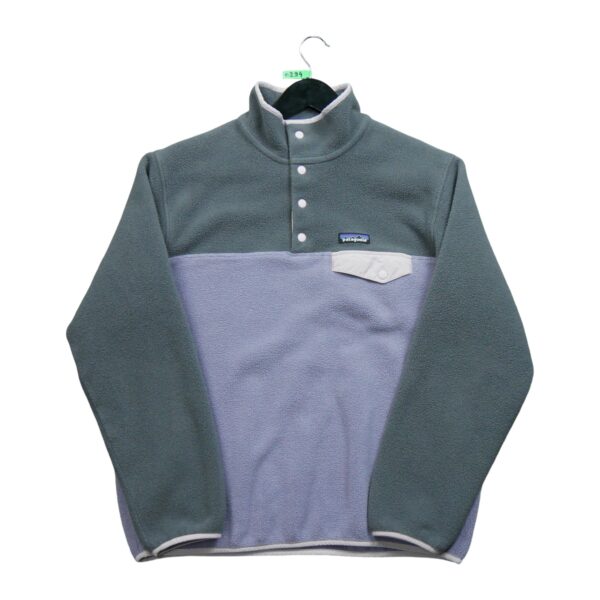 Pull polaires femme manches longues violet Patagonia Col Montant QWE0294