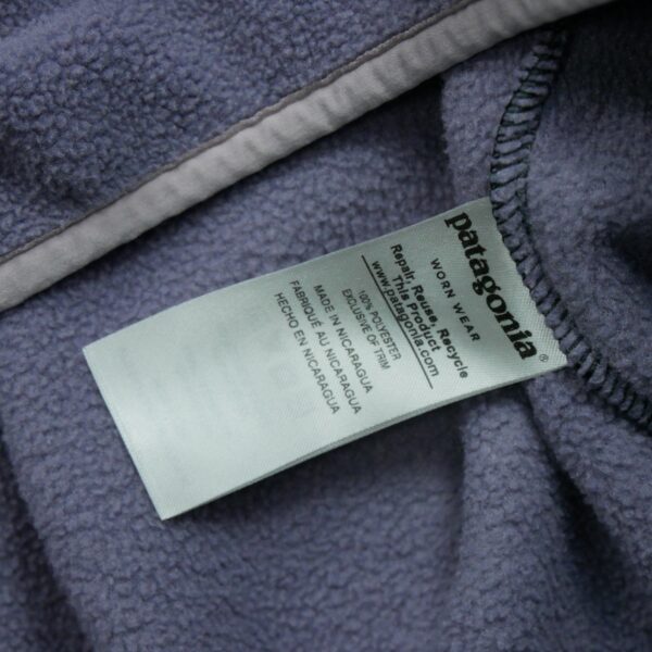 Pull polaires femme manches longues violet Patagonia Col Montant QWE0294