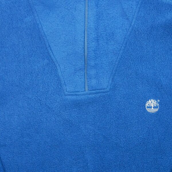 Pull polaires homme manches longues bleu Timberland Col Montant QWE0266