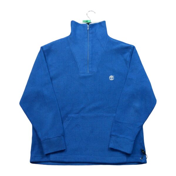Pull polaires homme manches longues bleu Timberland Col Montant QWE0266