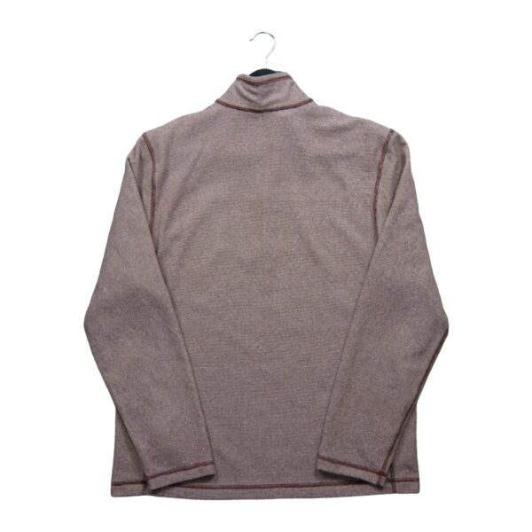 Pull polaires homme manches longues bordeaux The North Face Motif chine Col Montant QWE3213