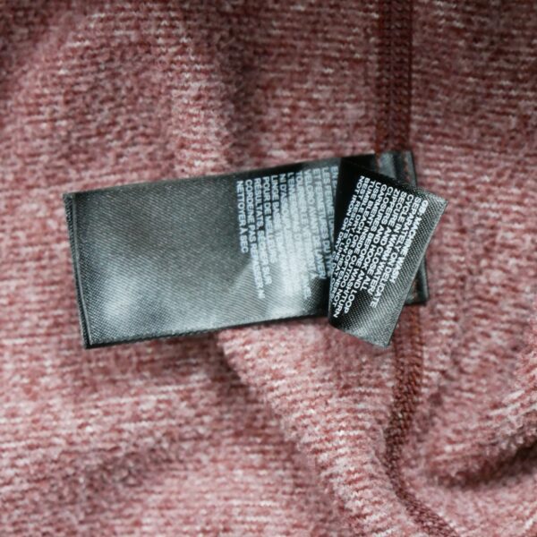 Pull polaires homme manches longues bordeaux The North Face Motif chine Col Montant QWE3213