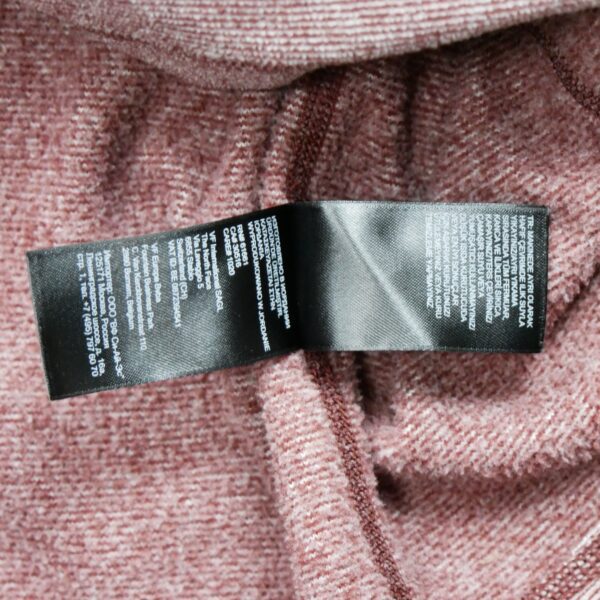 Pull polaires homme manches longues bordeaux The North Face Motif chine Col Montant QWE3213