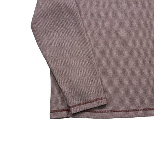 Pull polaires homme manches longues bordeaux The North Face Motif chine Col Montant QWE3213