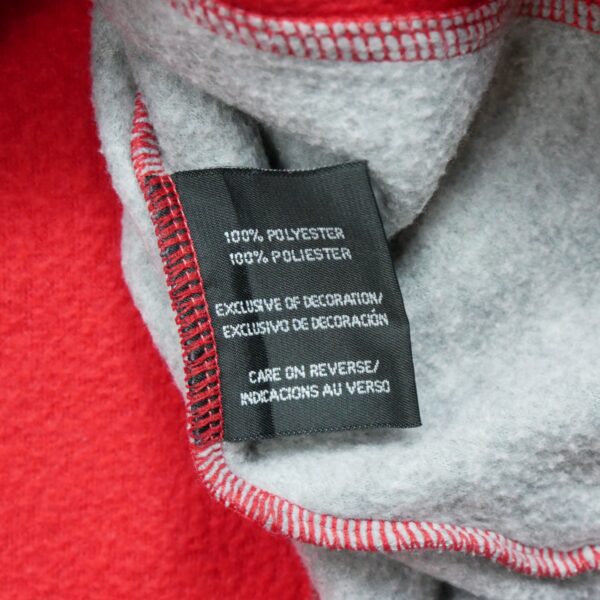 Pull polaires homme manches longues rouge Starter Col Rond Equipe Ohio State QWE3131