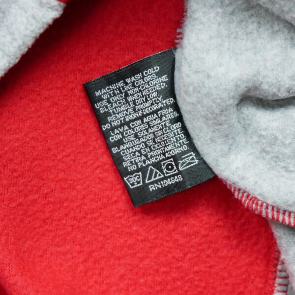 Pull polaires homme manches longues rouge Starter Col Rond Equipe Ohio State QWE3131