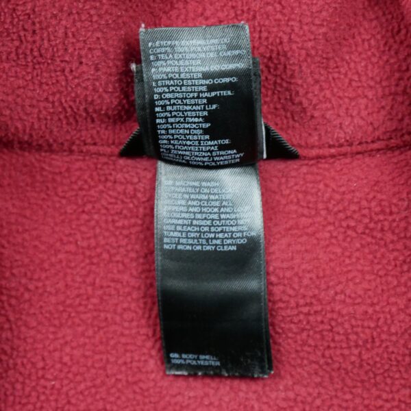 Pull polaires homme manches longues rouge The North Face Col Montant QWE0344