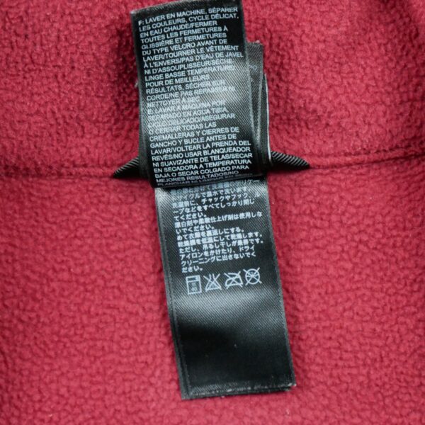 Pull polaires homme manches longues rouge The North Face Col Montant QWE0344