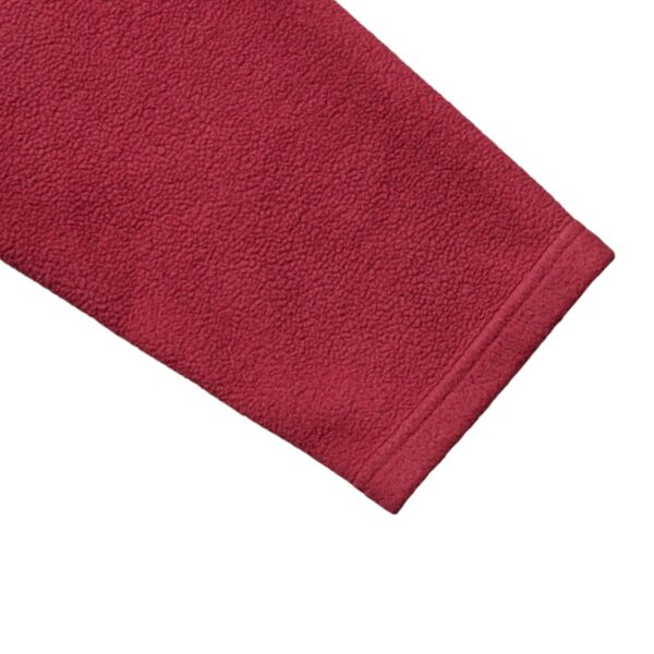 Pull polaires homme manches longues rouge The North Face Col Montant QWE0344