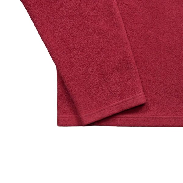 Pull polaires homme manches longues rouge The North Face Col Montant QWE0344
