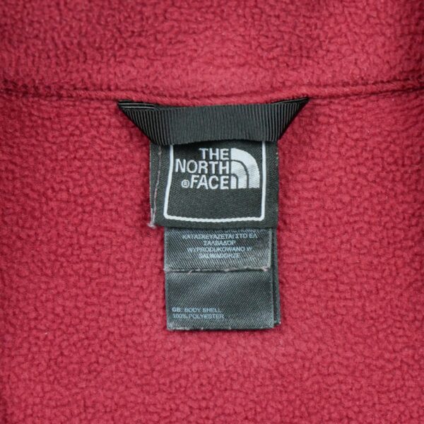 Pull polaires homme manches longues rouge The North Face Col Montant QWE0344