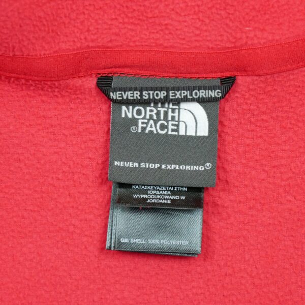 Pull polaires homme manches longues rouge The North Face Col Montant QWE3364