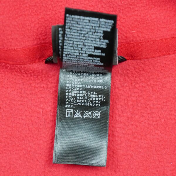 Pull polaires homme manches longues rouge The North Face Col Montant QWE3364