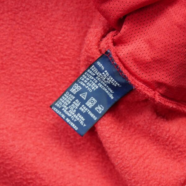 Pull polaires homme manches longues rouge Tommy Hilfiger Col Montant QWE3727