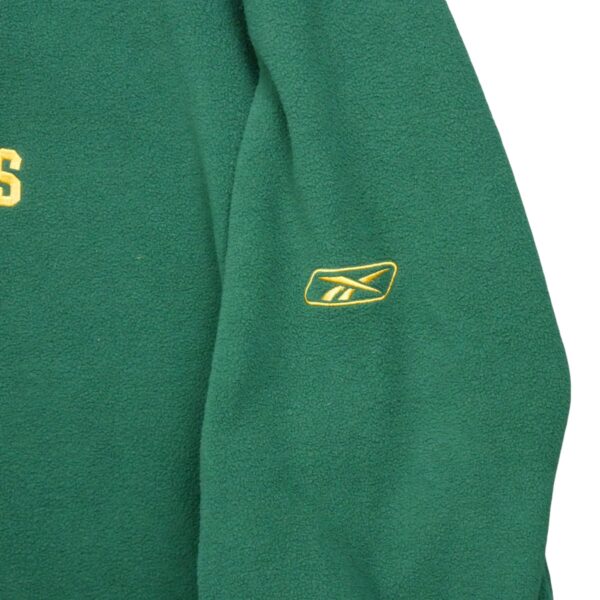 Pull polaires homme manches longues vert NFL Team Apparel Col Montant Equipe Green Bay Packers QWE3736