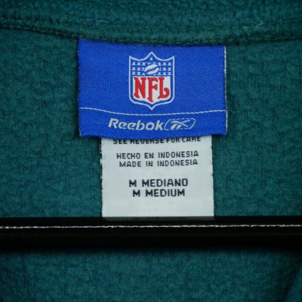 Pull polaires homme manches longues vert NFL Team Apparel Col Montant Equipe Philadelphia Eagles QWE3202