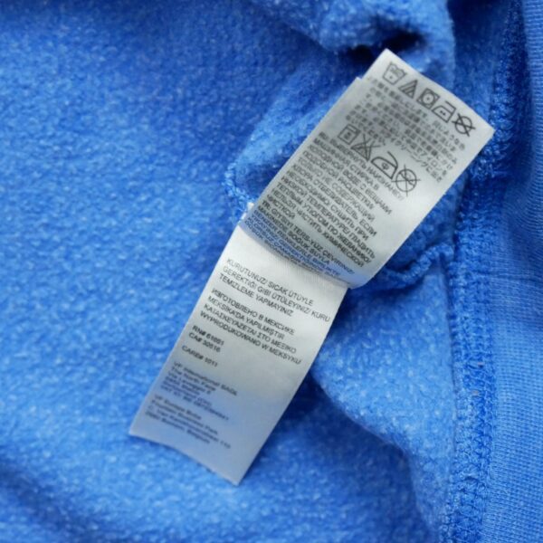 Sweat a capuche femme manches longues bleu clair The North Face Motif chine Col Rond QWE1518