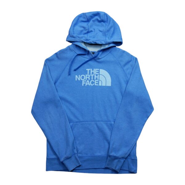 Sweat a capuche femme manches longues bleu clair The North Face Motif chine Col Rond QWE1518