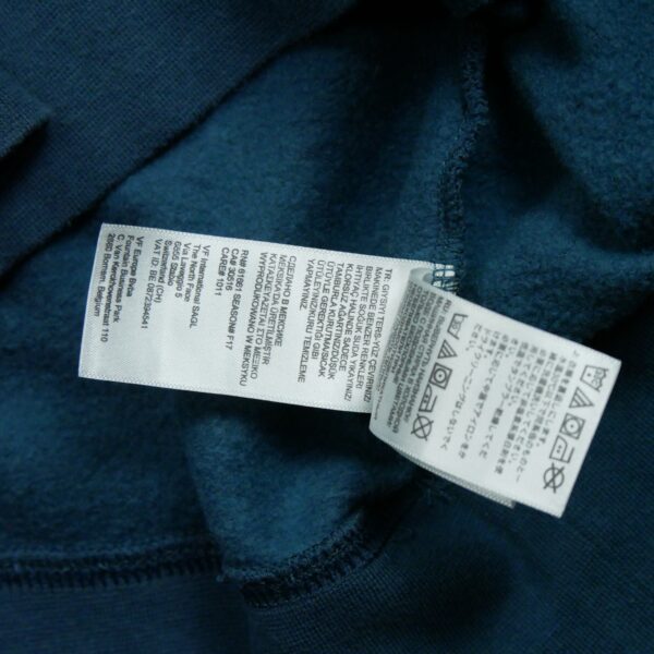 Sweat a capuche femme manches longues bleu The North Face Motif imprime Col Rond QWE3274