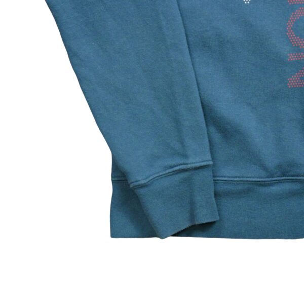 Sweat a capuche femme manches longues bleu The North Face Motif imprime Col Rond QWE3274