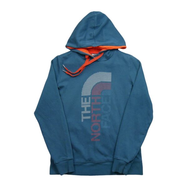 Sweat a capuche femme manches longues bleu The North Face Motif imprime Col Rond QWE3274