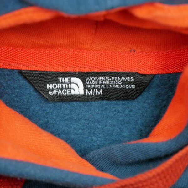 Sweat a capuche femme manches longues bleu The North Face Motif imprime Col Rond QWE3274
