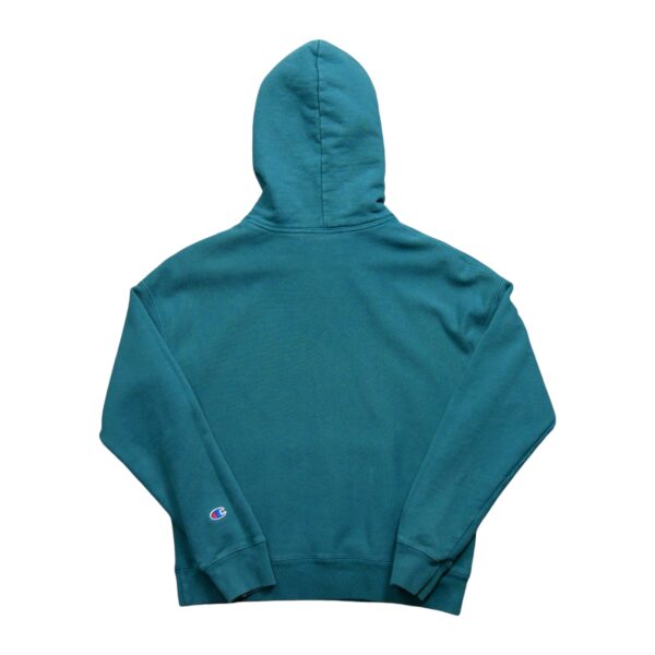 Sweat a capuche femme manches longues turquoise Champion Col Rond QWE3318