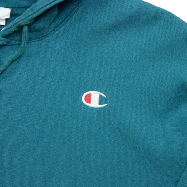 Sweat a capuche femme manches longues turquoise Champion Col Rond QWE3318