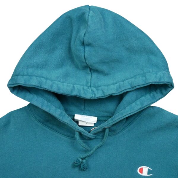 Sweat a capuche femme manches longues turquoise Champion Col Rond QWE3318