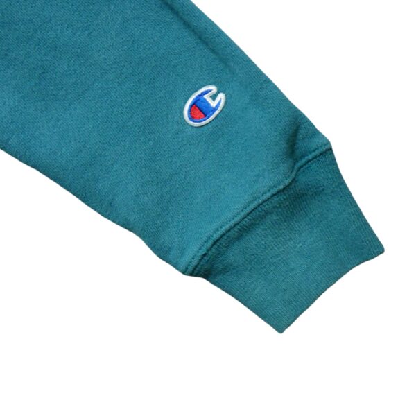 Sweat a capuche femme manches longues turquoise Champion Col Rond QWE3318